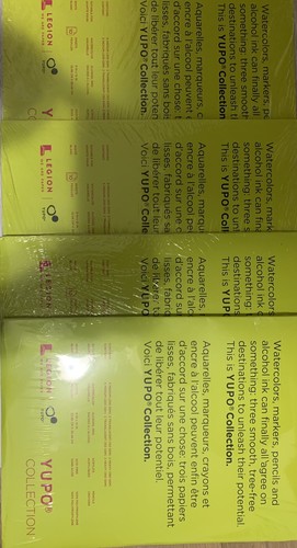 Yupo Collection Watercolor Paper (9" X 12") by Legion Paper Lot Of 4 Pkgs