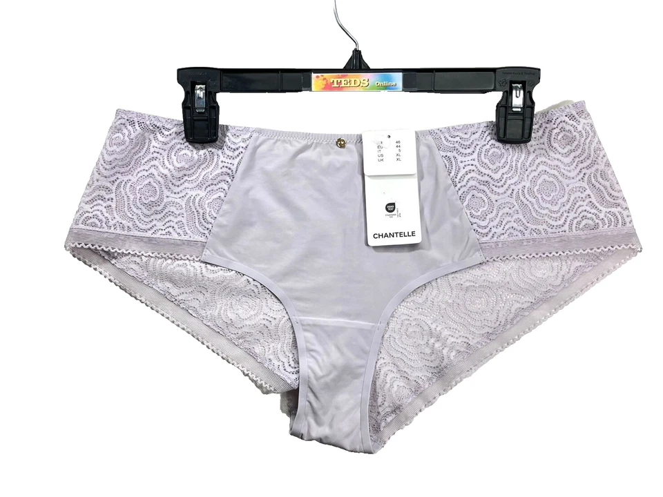 Shorty feminino Chantelle tamanho XL C Jolie novo com etiquetas C13B40 violeta - Imagem 2 de 4