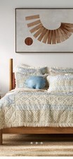 Anthropologie King/Cal King Elsa Quilt And Shams NEW