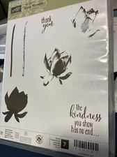 Stampin' Up -  Lotus Blossom # 139143 stamp set NEW