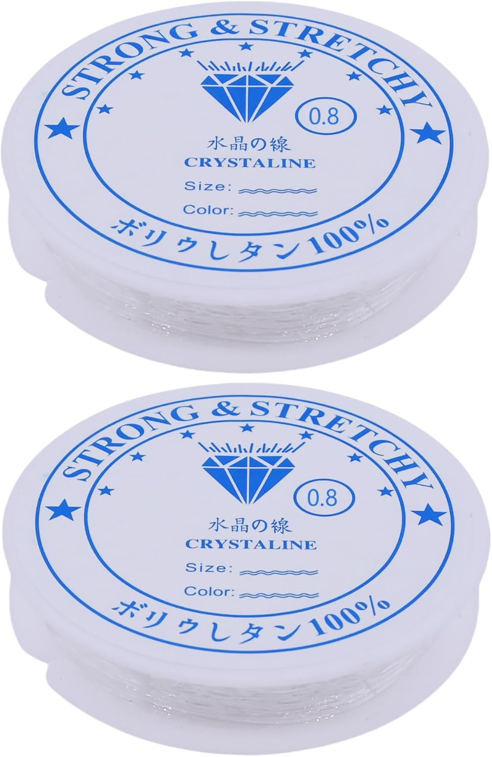 0.8mm Elastic String for Stretchy Bracelets and Crystal Bead Crafting