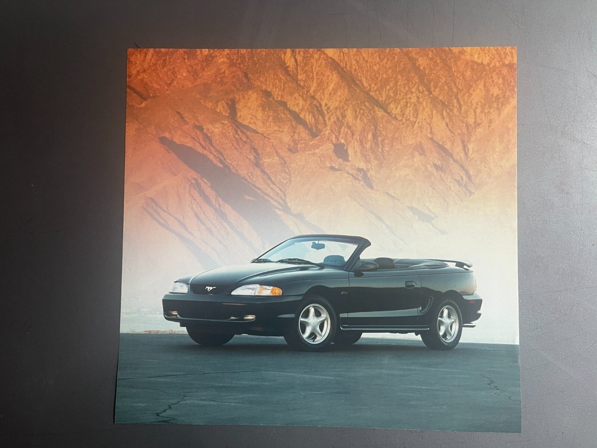 1997 Ford Mustang GT Convertible Print, Picture - RARE!! Awesome