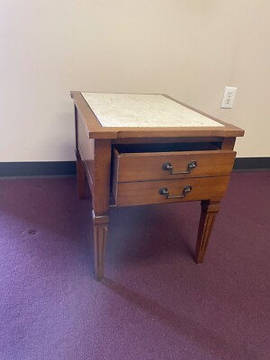 Mersman vintage pair end / side tables maple MCM mid 20th century