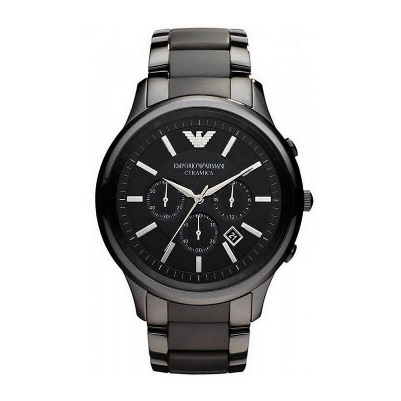 EMPORIO ARMANI CERAMICA RENATO AR1452 BLACK/GREY/SILVER