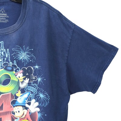 Walt Disney World 2014 Graphic Print T Shirt Mens XL Disneyland
