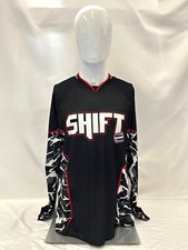 Vintage Shift Recon Black Red Long Sleeve Motocross Jersey Size Large Moto X