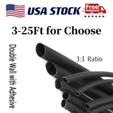 3:1 Ratio Adhesive Lined Wire Wrap Waterproof Marine Heat Shrink Tubing US