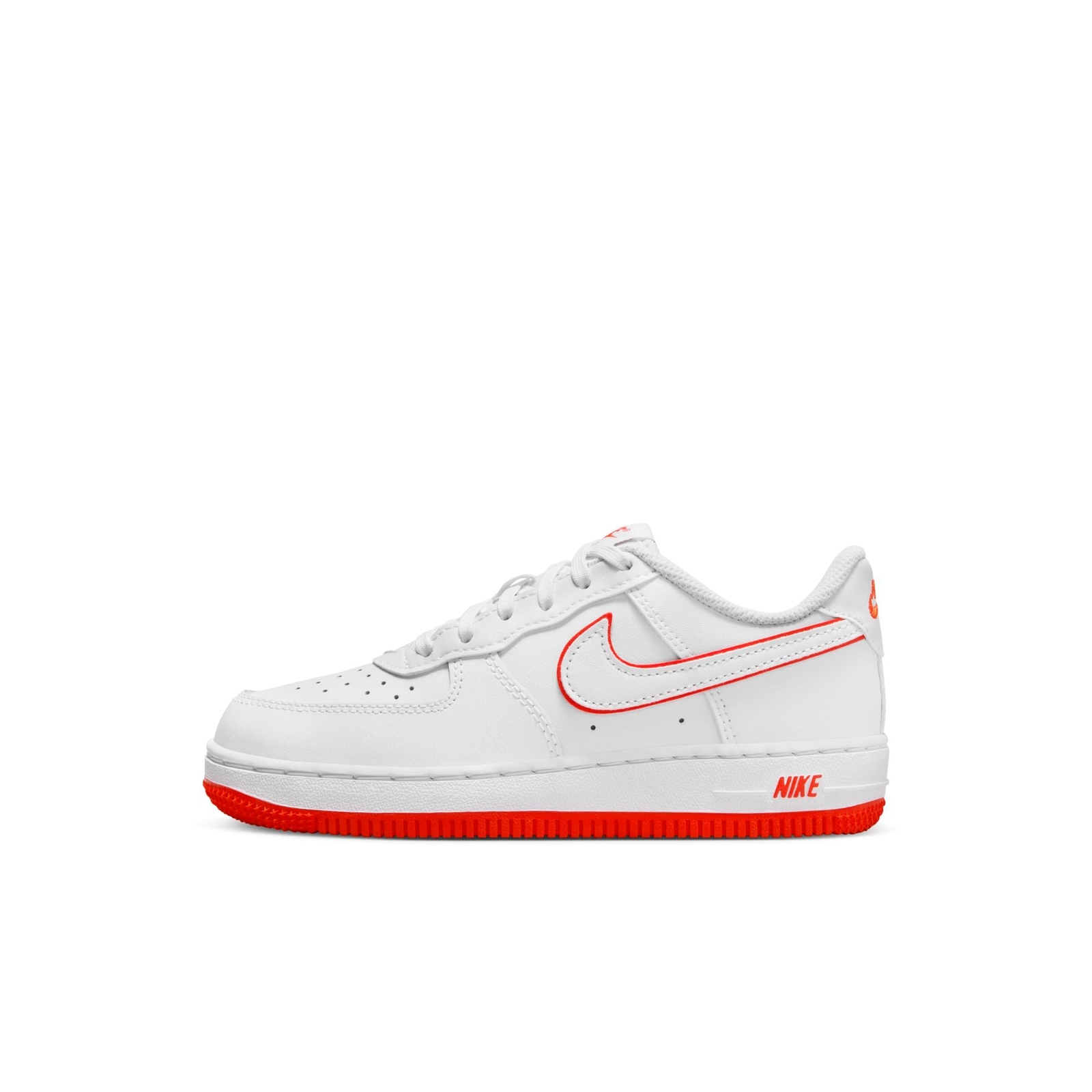 [FJ3484-101] Кроссовки для детей дошкольного возраста AIR FORCE 1 LOW WHITE PICANTE RED (PS)