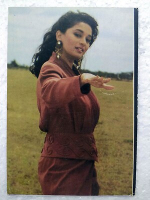 Bollywood India Actress Madhuri Dixit Rare Old Original Postcard Post card Star
