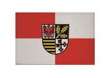 Aufn&auml;her Landkreis Potsdam - Mittelmark Fahne Flagge Aufb&uuml;gler Patch 9 x 6 cm