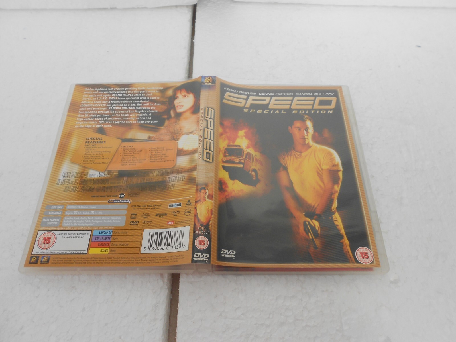 Speed special edition (15) 2 disc DVD region 2
