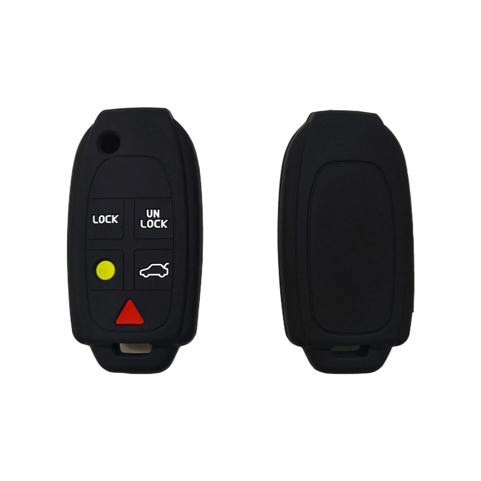5 Button Silicone Car Key Fob Cover For Volvo S40 C70 V50 C30 2008-2012 Foto 3 de 4