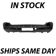 New Primered Rear Bumper Cover Fascia For 2007-2014 Chevy Tahoe Gmc Yukon Wpark
