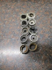 LOT OF 10 BURNDY/HUSKIE U STYLE CRIMPER CRIMPING CRIMP DIES FREE SHIPPING