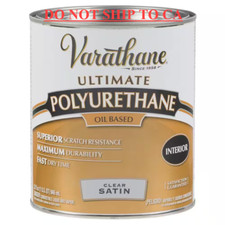 Varathane Oil-Based Interior Polyurethane 1qt Clear Satin Self Leveling Top Coat