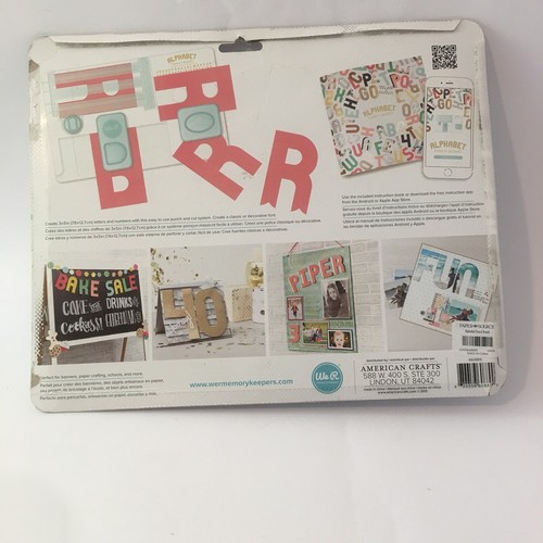 Alphabet Punch Board by We R Memory Keepers - Picture 9 of 12