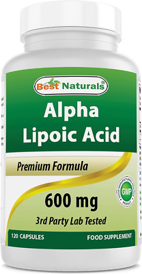 Alpha Liopic Acid 600 Mg 120 Count - ALA Alpha Lipoic Acid Powerful Antioxidant