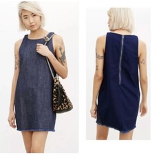 Courtshop Denim Julia Shift Dress From Urban Outfitters Size Medium NEW WITH TAG