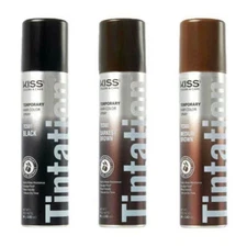 KISS TINTATION TEMPORARY HAIR COLOR SPRAY 2.82OZ ROOT TOUCH GREY COVER UP
