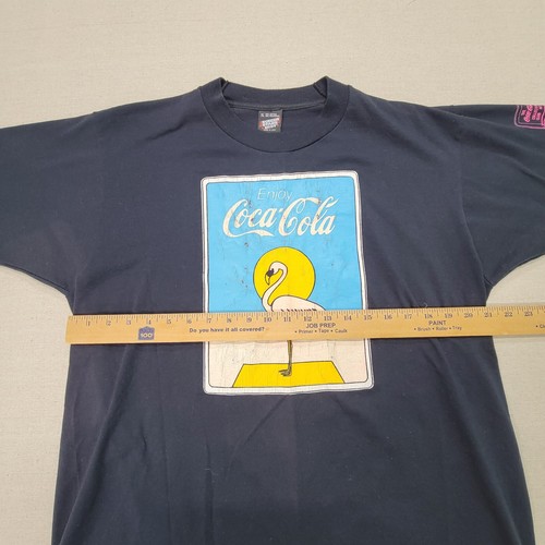 1992 Coca-Cola Collectors Club Orland FL XL Cotton T-Shirt Screen Stars Flamingo - Picture 11 of 12