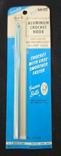 Vintage Susan Bates Silvalume Crochet Hook G 6 4.25mm No 12106 NOS USA G1