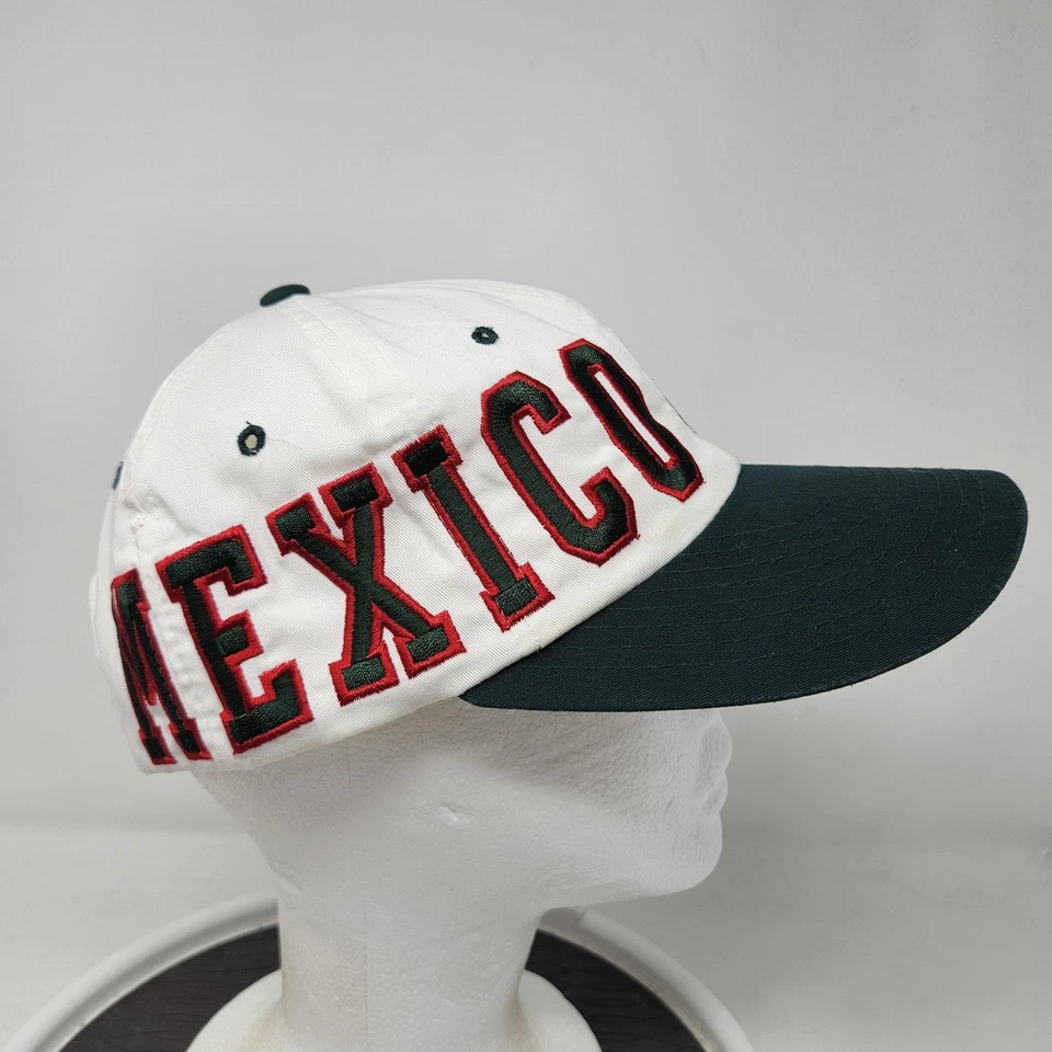 Gorra de Colección México Snap Back Para Hombre Blanca Verde Juegos Olímpicos Atlanta 1996 Starter Foto 3 de 4