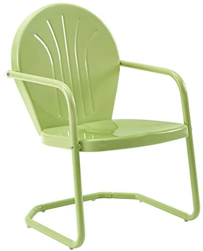 Crosley Furniture Griffith 3Pc Outdoor Chair and Side Table Set Key Lime - Image 3 of 3