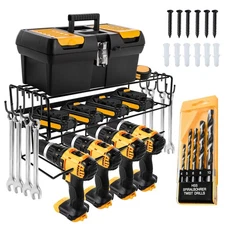 Power Tool Organizer 12" x 6" x 6" - Tool Storage Organizer and Garage Tool S...