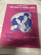 VINTAGE 1945 SOUVENIR ALBUM OF PIANO MUSIC FROM A SONG TO REMEMBER