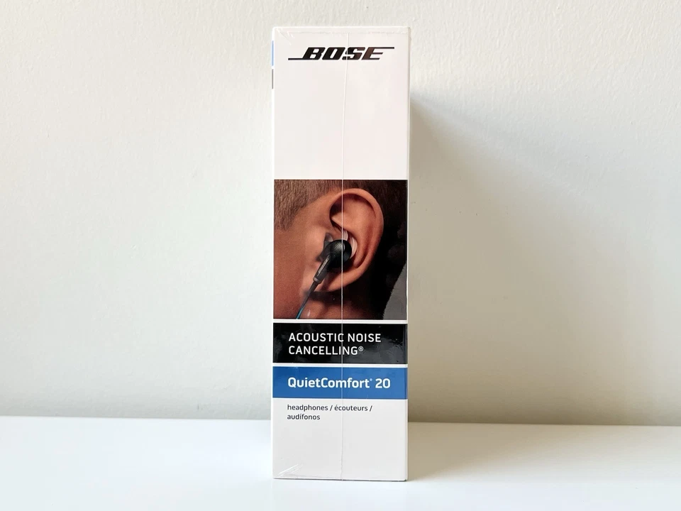 Bose QuietComfort 20 QC20 Headphones Black Noise Cancel Samsung Android SEALED - Image 2 of 4