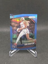 2025 Panini Prizm WNBA #72 Kiki Iriafen RC Carolina Blue Prizm /125 Rookie