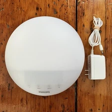 Philips SmartSleep Wake-up Light Fm Alarm Radio Sunrise Sunset Simulation HF3520