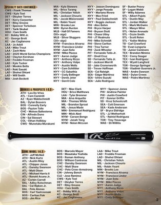2026 Fanatics Authentic MLB Under Wraps AUTOGRAPHED BATS Vol 2/II