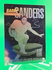Barry Sanders 1991 Arena Hologram HOLO #4 Insert - Detroit Lions Excellent