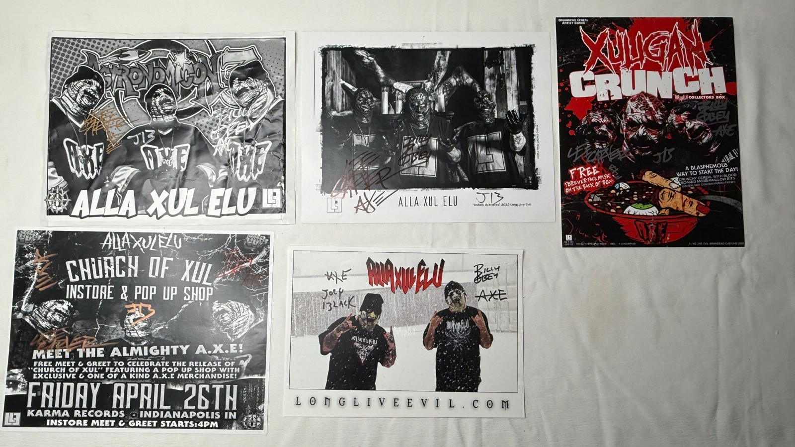 Alla Xul Elu Signed Promo Flat Lot LLE AXE