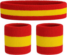 Sweatband Set Sports Headband Wristband Set Sweatbands Terry Cloth Wristband Wri