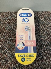 Oral B iO Gum  Sensitive Replacement Brush Heads 4 Count - Brand New