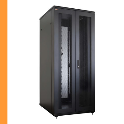 Netzwerkschrank 19'' Serverschrank 42 HE BxT 800x800 mm Unmontiert Rack Schwarz