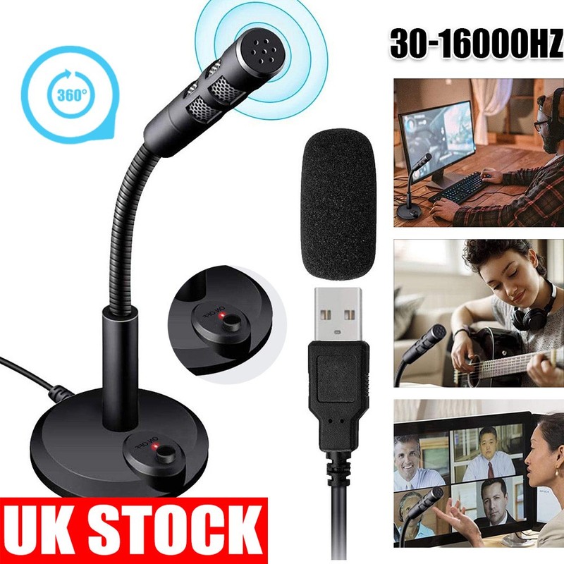 USB Microphone Condenser Microphone for PC Laptop Singing YouTube High Quality