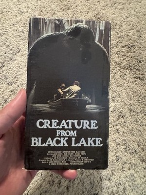 Creature From Black Lake - (VHS,1985) Lightning Video Bigfoot Swamp Horror Tape