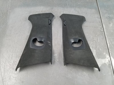 2014 BMW M5 F10 Alcantara B Pillar Trim Panels #4146 B4