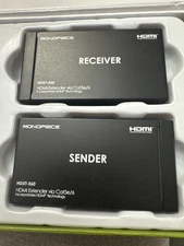 Monoprice HDMI Extender HDXT-E60 PID 6532 Sender Receiver Kit 1080p