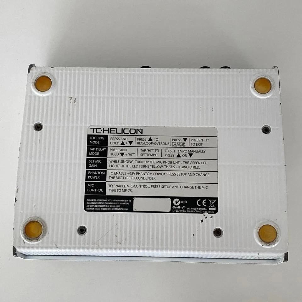 TC Helicon VoiceLive Play GTX Vocal Guitar FX Processor w/ Adapter Tested Japan - Image 2 of 3