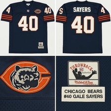Vintage Mitchell & Ness 1965 Chicago Bears Gale Sayers Throwback Jersey Size 52