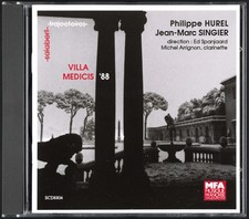 PHILIPPE HUREL / JEAN-MARC SINGIER - Villa Medicis '88 - 1989 France CD