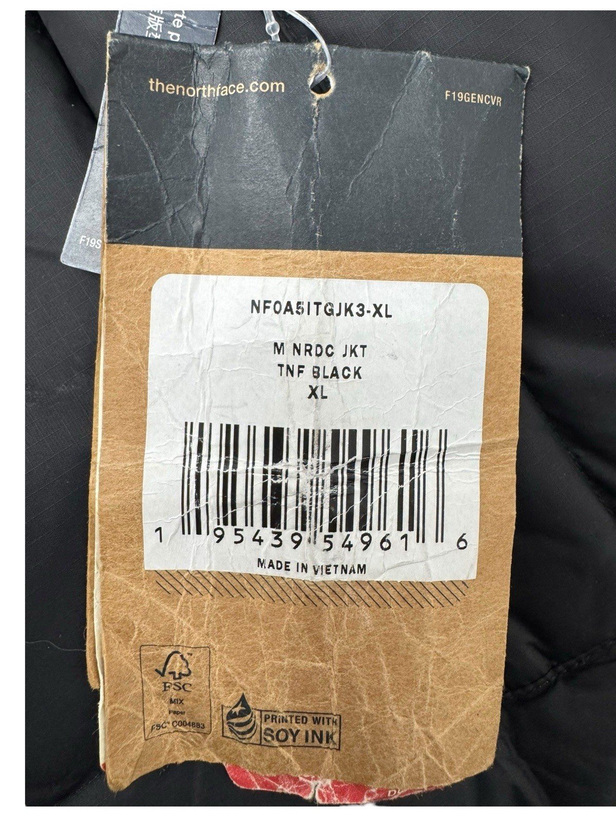 The North Face Nordic Jacket NFOASITGJK3 Men Size XL thumbnail 5