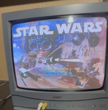 Haier TN131AUV 13" CRT Vintage Retro Gaming TV Front Inputs -- TESTED