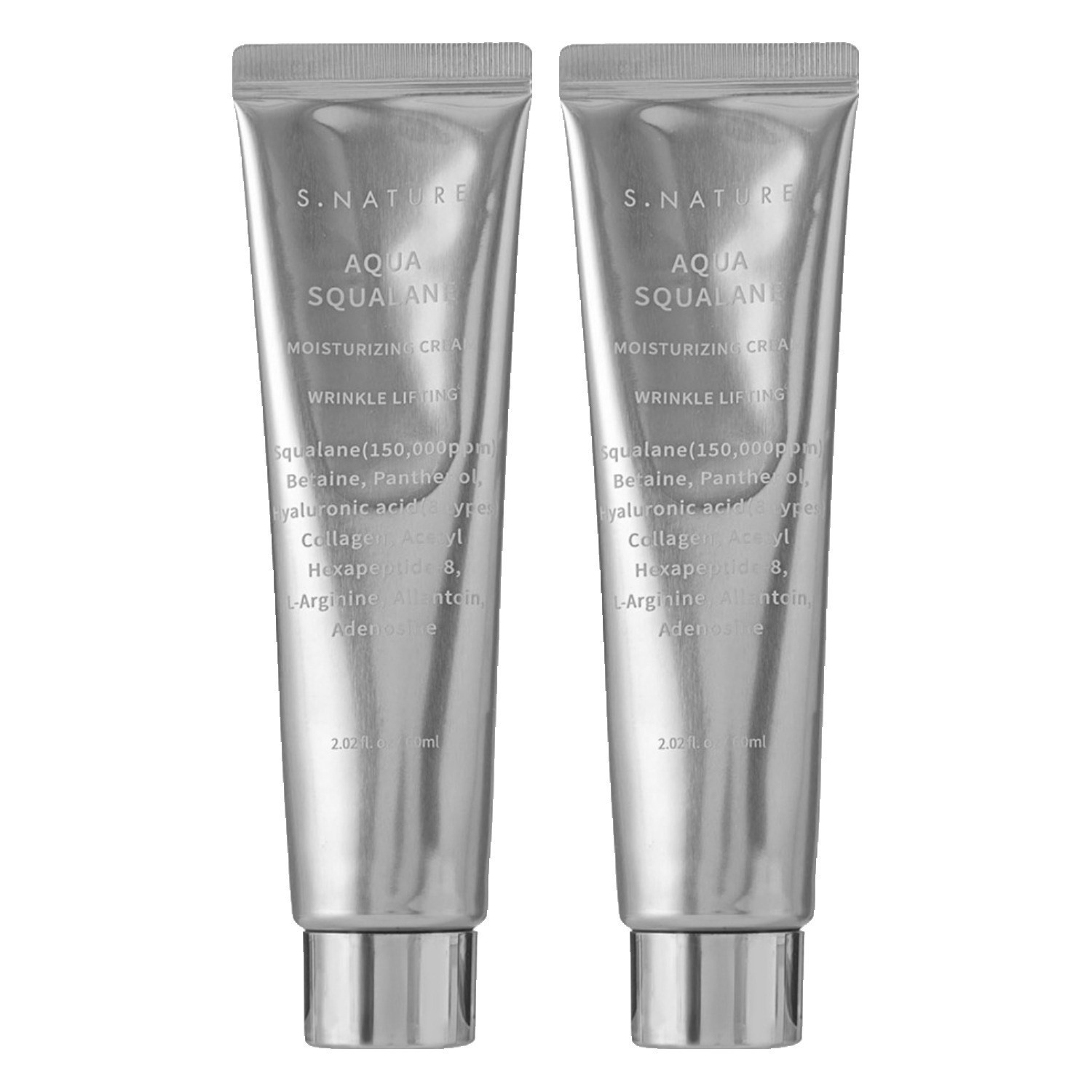 S.NATURE Aqua Squalane Moisturizing Cream 60mL + 60mL SET