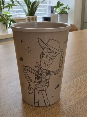 Disney Toy Story Woody Huskup umweltfreundlich Reise Kaffeebecher Tasse Reishülse hergestellt