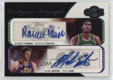 2008 Topps Co-Signers Dual 164/240 Mark Eaton Robert Parish #CS-PE Auto HOF 1j30